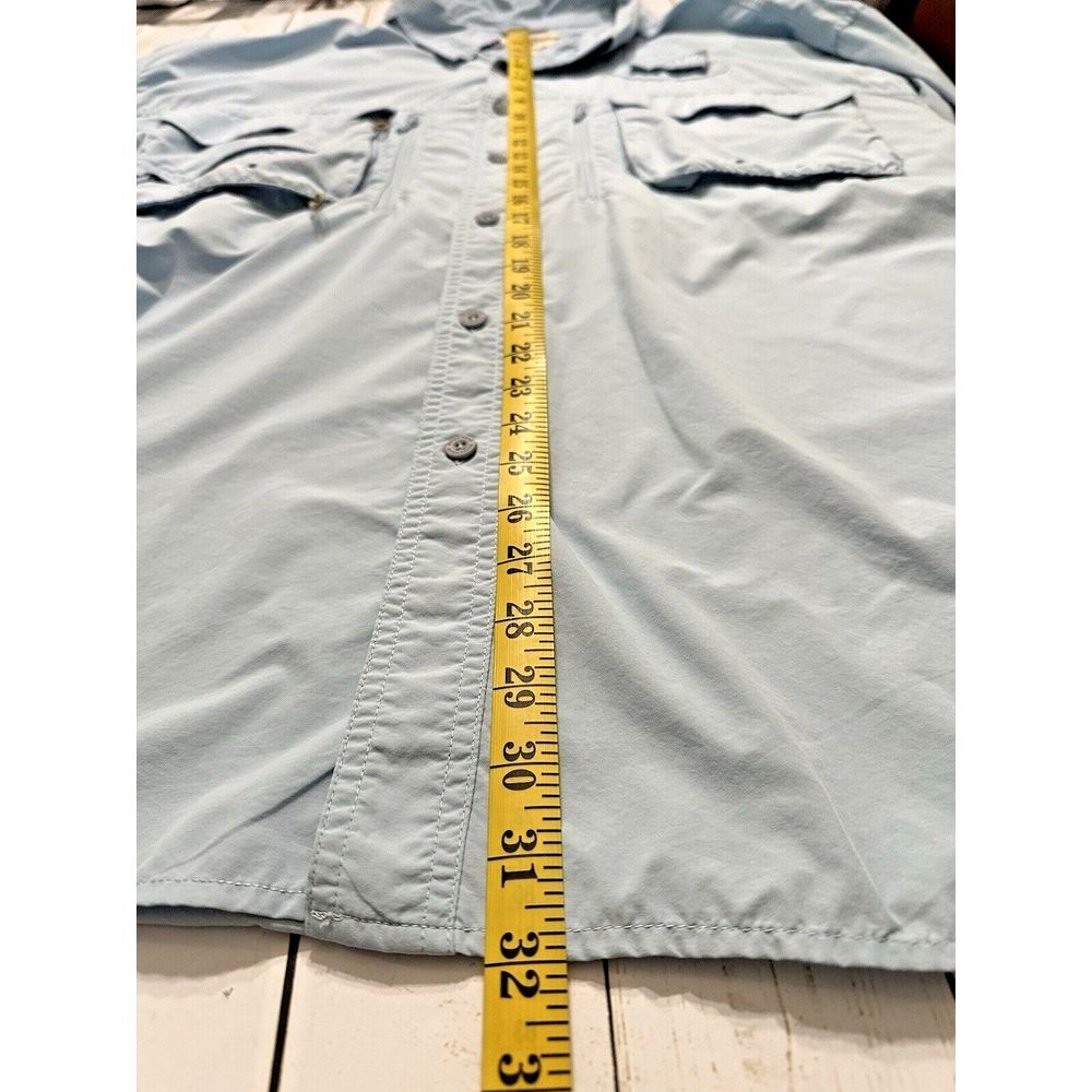 Cabela's‎ Guidewear 40 UPF Men's Light Jacket Size 3XL R Light Blue Gorpcore - Picture 4 of 9